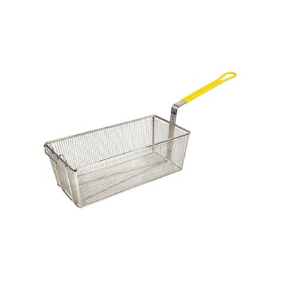 Panier à friteuse 17" avec manche jaune