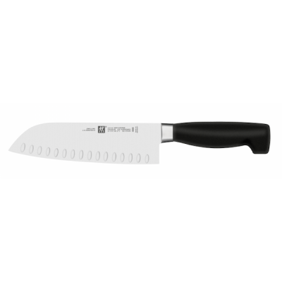 Couteau Santoku alvéolé 7" - Four Star