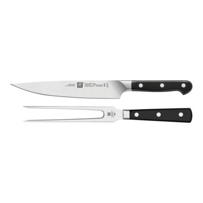 Ensemble 2 pièces pro couteau et fourchette à viande