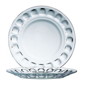 9-1/8" Glass Dinner Plate 