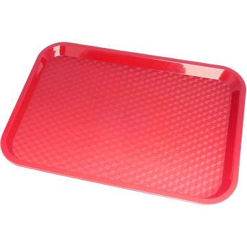 12" x 16" Fast Food Tray - Red