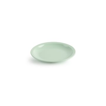 7" Round Melamine Plate - Miralyn Green