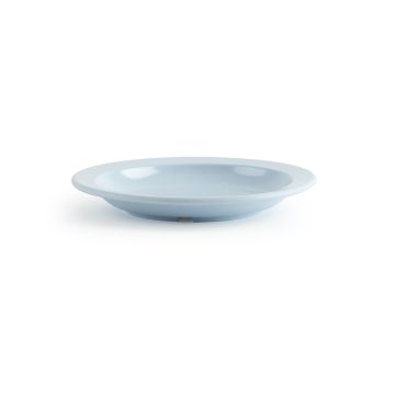 9" Round Melamine Deep Plate - Miralyn Blue