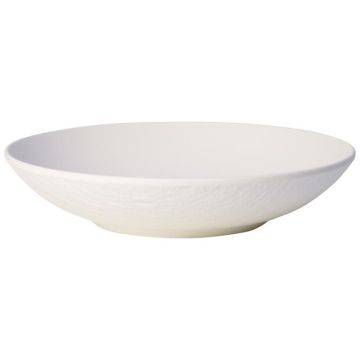 9.5" Round Deep Plate - Manufacture Rock White