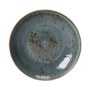 11.5" Round Deep Plate - Craft Blue