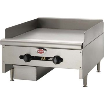 Wells Thermostatic Natural Gas 24" Griddle - 60,000 BTU