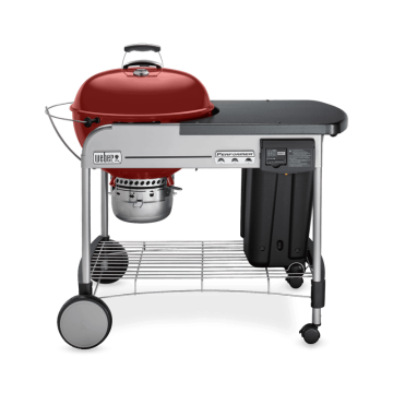 22" Performer Deluxe Charcoal Grill - Red