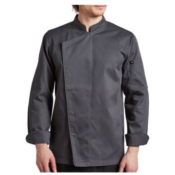 Breeze Men’s Medium Chef Coat - Gray
