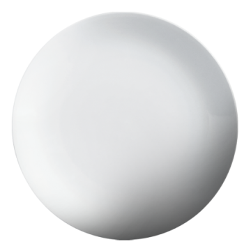 10.25" Round Coupe Plate - Imperial White