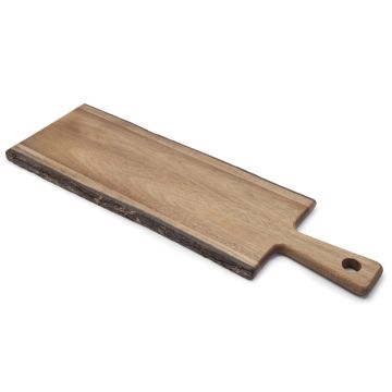 19.5" x 6" Wooden Serving Board with Handle