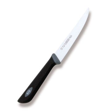 Ensemble de couteaux à steak noir, couteau dentelé noir Kyrtaon