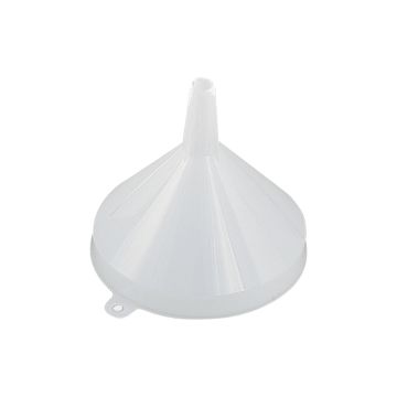 4" Plastic Funnel - White