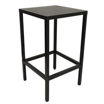 28" Cube Square Outdoor Bar Table - Anthracite
