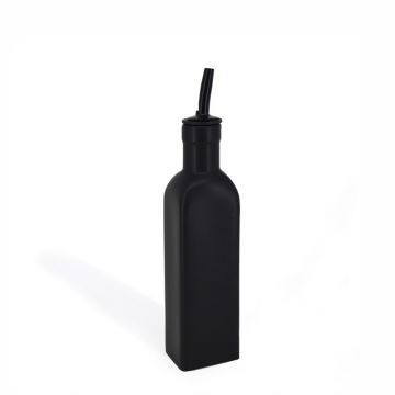 250 ml Oil / Vinegar Stoneware Bottle - Matte Black