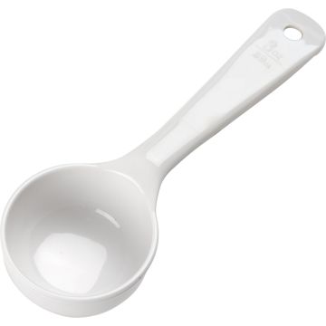 3 oz Solid Handle Measuring Cup - White