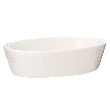 9 oz Oval Baking Dish - White