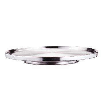 12" Stainless Steel Cake Plate