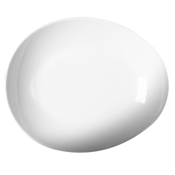 10.5" x 8.875" Egg Shape Plate - Ovation