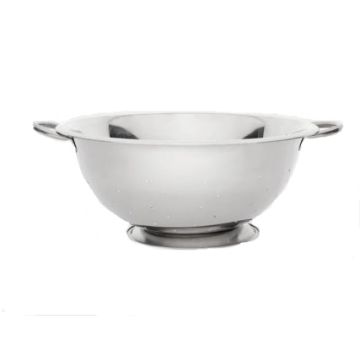 10.3" Stainless Steel Footed Colander