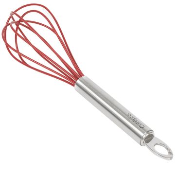 8" Silicone Egg Whip - Red