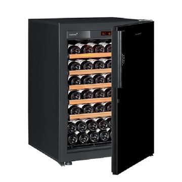 Pure Cellar, Multi-Temperature, 1 Black Piano Door - 74 Bottles