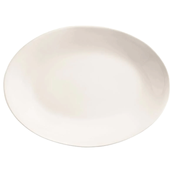 11.75" x 8" Oval Serving Plate - Porcelana