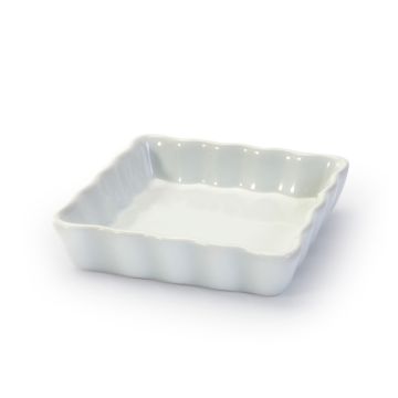 4.5" Porcelain Quiche or Pie Dish