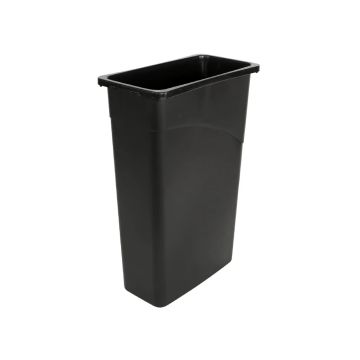23-Gallon Slim Container - Black