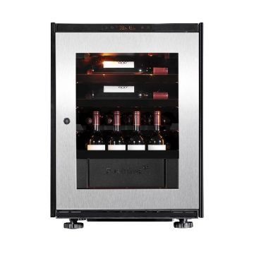 Inspiration Cellar, Multi-Temperature, 1 Glass Door with S/S Frame - 28 Bottles