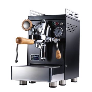 Artista Nero Manual Coffee Machine - Black / Wood