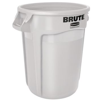 Poubelle Brute 37,9 L - Blanc