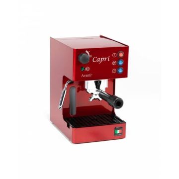 Capri Manual Coffee Machine - Bordeaux