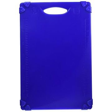 Planche à découper en polyéthylène 18" x 12" - Bleu