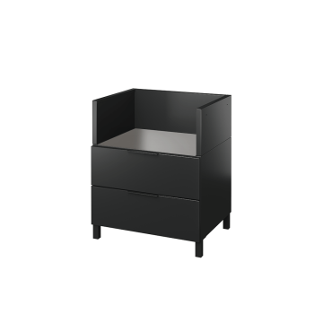 Drawer Charcoal Grill Cabinet - Essence (Onyx)