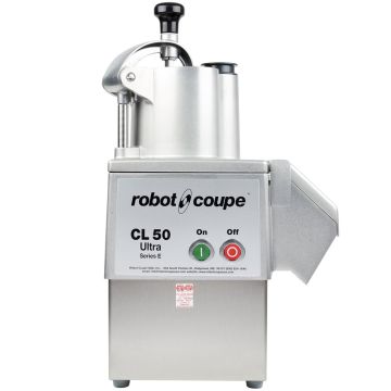 Robot de cuisine à alimentation continue avec base en acier inoxydable - 120 V / 1,5 HP