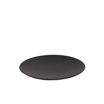 10.8" Coupe Shape Round Plate - Black