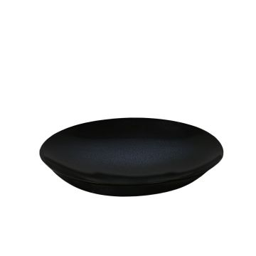 8" Coupe Shape Round Soup Plate - Black