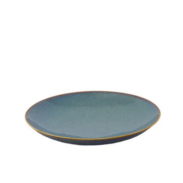 9.8" Coupe Shape Round Soup Plate - Azure