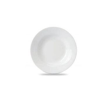 9" Crown White Soup Plate 