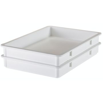 26" x 18" x 3" Polypropylene Dough Proofing Container
