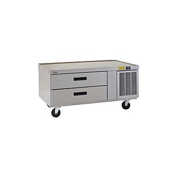 Refrigerated Low-Profile Equipment Stand, 2 drawers, 36"