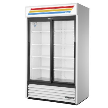 Réfrigérateur 2 portes vitrées coulissantes - 47"