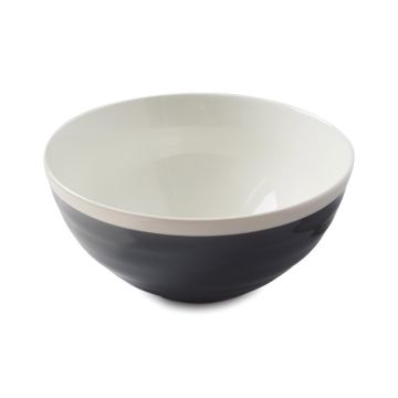 15 cm Fine China Bowl - Grey Two-Tone 