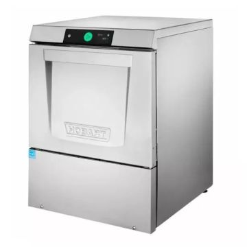 Hobart LXNH-2 commercial undercounter dishwasher in stainless steel 