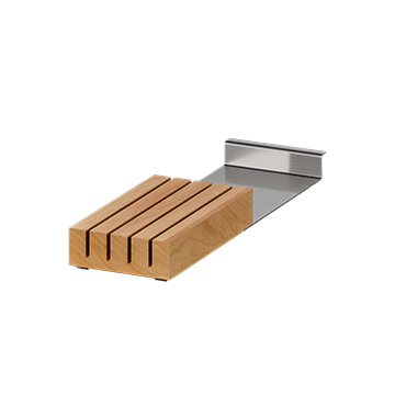 Table Knife Block - Maple