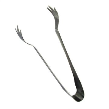 6.5" Stainless Steel Ice Tongs