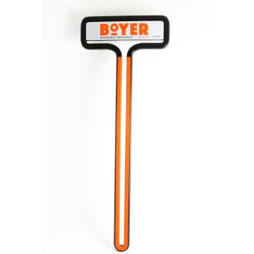 Boyer orange and white bbq brush