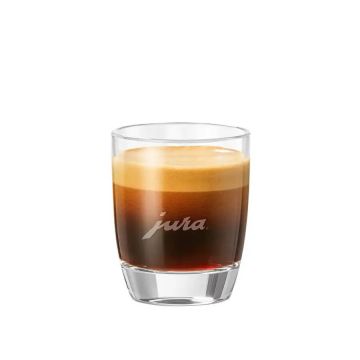 Set of 2 espresso glasses - Jura logo