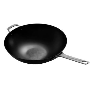 wok en acier carbone pour bbq Kamado Joe