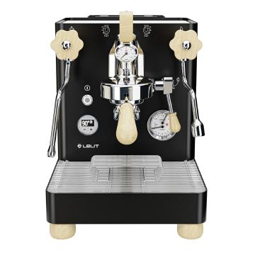 Bianca Manual Coffee Machine - Black